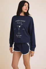 Navy Contrast Shorts