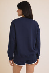Navy Contrast Shorts