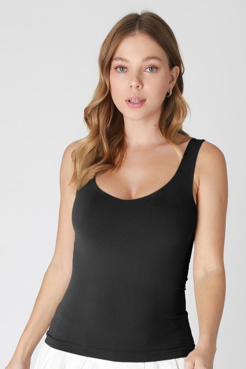 NikiBiki Sweetheart Clean Line Tank - The Nines