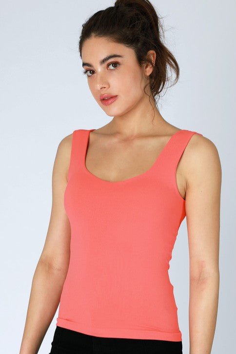 NikiBiki Sweetheart Clean Line Tank - The Nines