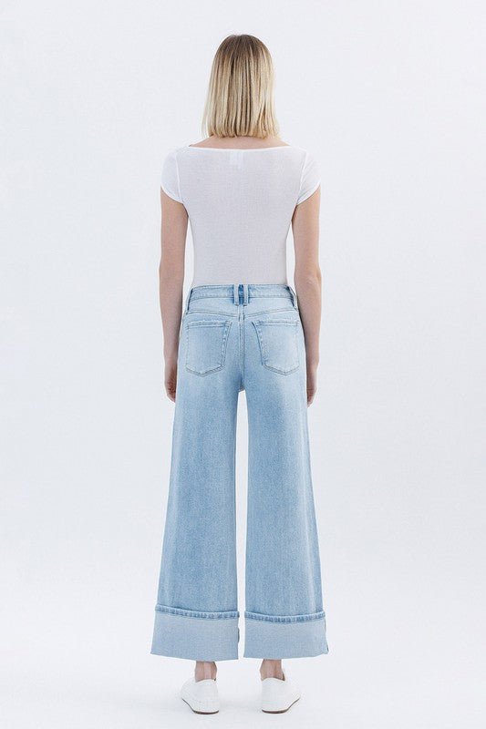 Flying Monkey High Rise Cuffed Jean - The Nines