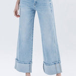 Flying Monkey High Rise Cuffed Jean - The Nines