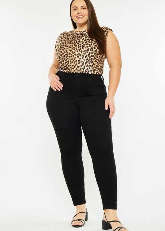Kan Can Curvy Black Skinny Jean - FINAL SALE - The Nines