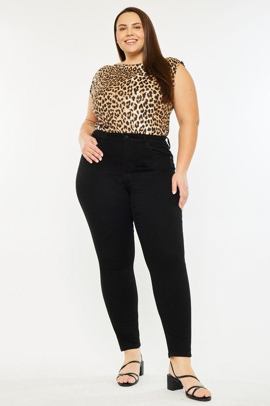 Kan Can Curvy Black Skinny Jean - FINAL SALE - The Nines