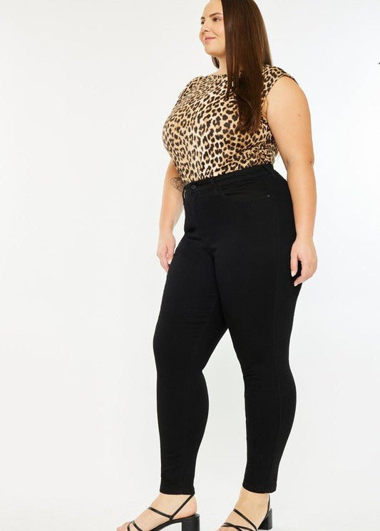 Kan Can Curvy Black Skinny Jean - FINAL SALE - The Nines
