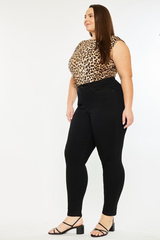 Kan Can Curvy Black Skinny Jean - FINAL SALE - The Nines