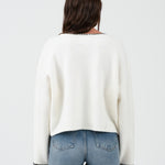 Contrast Stitch Pocket Sweaters - 2 Colors! - The Nines