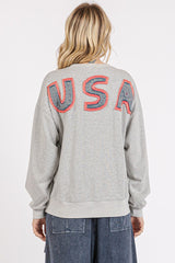 USA Flag Patch Pullover