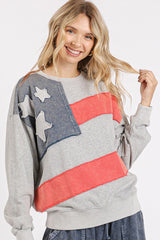 USA Flag Patch Pullover