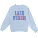 "Lake Weekend" Mock Neck Sweatshirt - The Nines