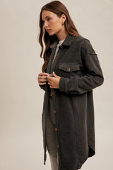 Long Fleece Shacket