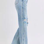 Judy Blue High Waist Magic Destroy 90's Straight Jeans - FINAL SALE! - The Nines
