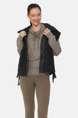 Mono B Sherpa Side Tie Vest