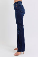 Judy Blue High Waist Dark Straight Jeans