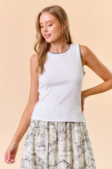 Stitched Tanks - 3 Colors!