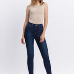 Dark Wash Vervet High Rise Ankle Skinny - The Nines