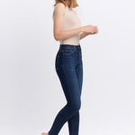 Dark Wash Vervet High Rise Ankle Skinny - The Nines