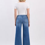 Vervet Comfort Stretch Slim Wide Leg Jean - The Nines