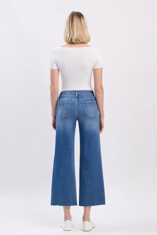 Vervet Comfort Stretch Slim Wide Leg Jean - The Nines