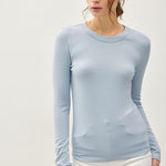 Soft Layering Basic Long Sleeve Tops - 2 Colors! - The Nines