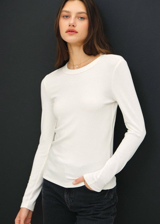 Soft Layering Basic Long Sleeve - 4 Colors! - The Nines