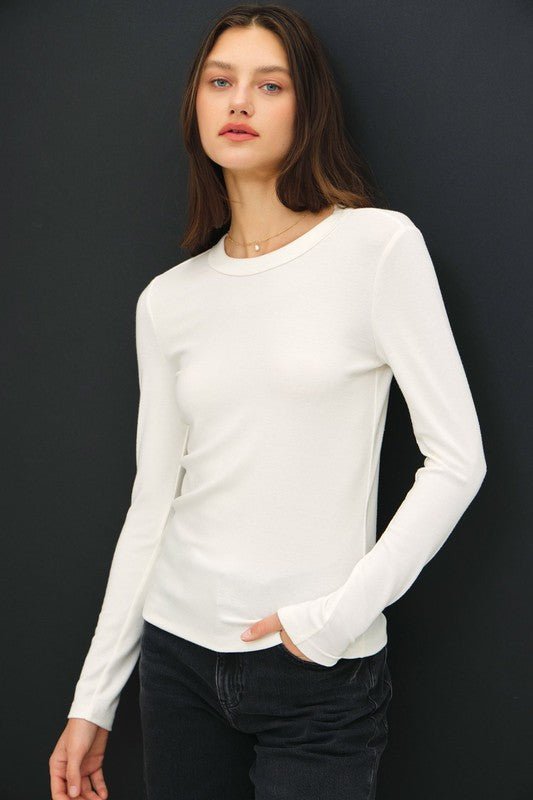 Soft Layering Basic Long Sleeve - 4 Colors! - The Nines