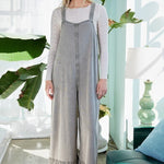 Mineral Wash Wide Leg Jumpsuit - 2 Colors! - The Nines