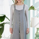 Mineral Wash Wide Leg Jumpsuit - 2 Colors! - The Nines