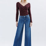 Flying Monkey High Rise Wide Leg Trouser - The Nines