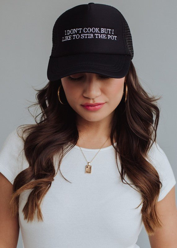 I Don't Cook But I Like To Stir The Pot Hat - The Nines