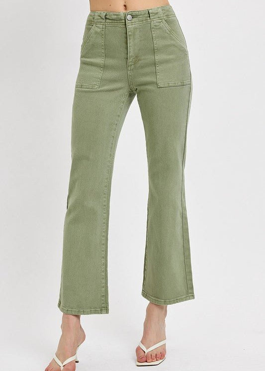 Risen Sage Ankle Flare Jean - The Nines