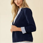 Navy Striped Lined Blazer - FINAL SALE! - The Nines