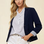 Navy Striped Lined Blazer - FINAL SALE! - The Nines