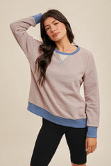 Live In The Moment Striped Pullovers - 2 Colors!