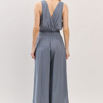 Solid V - neck Jumpsuit - 2 colors! - The Nines