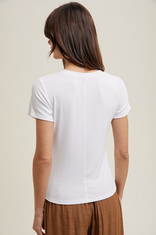 Basic Scoop Neck Top - The Nines