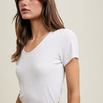 Basic Scoop Neck Top - The Nines