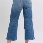 Judy Blue Utility Cropped Wide Leg Jean - The Nines
