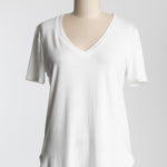 V - neck Short Sleeve Tailored Tees - 4 colors! - The Nines