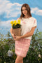 Bow Detail Short Sleeve Knit Pullover - 2 Colors!