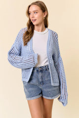 OPEN KNIT CARDIGAN