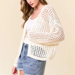 Crochet Cardigan - 2 Colors! - The Nines