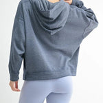 Burnout Fleece Snap Hoodie - 2 colors! - The Nines