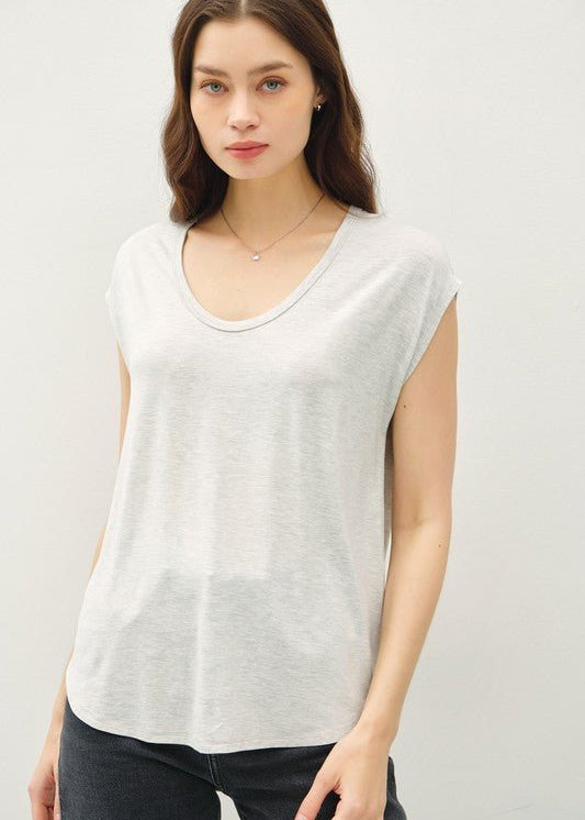 Cap Sleeve Layering Tops - 2 Colors! - The Nines