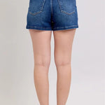Judy Blue High Waist Double Button Shorts - The Nines