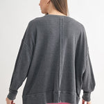 Mono B Oversized Waffle Top - 2 Colors! - The Nines