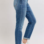 Judy Blue Vintage Wash Boyfriend Fit Jeans - The Nines