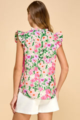 Secret Garden Floral Top
