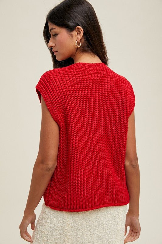 Button Up Vest Top - 2 colors! - The Nines