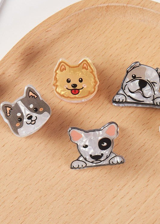 Cute Dog Mini Hair Claw Clips - The Nines